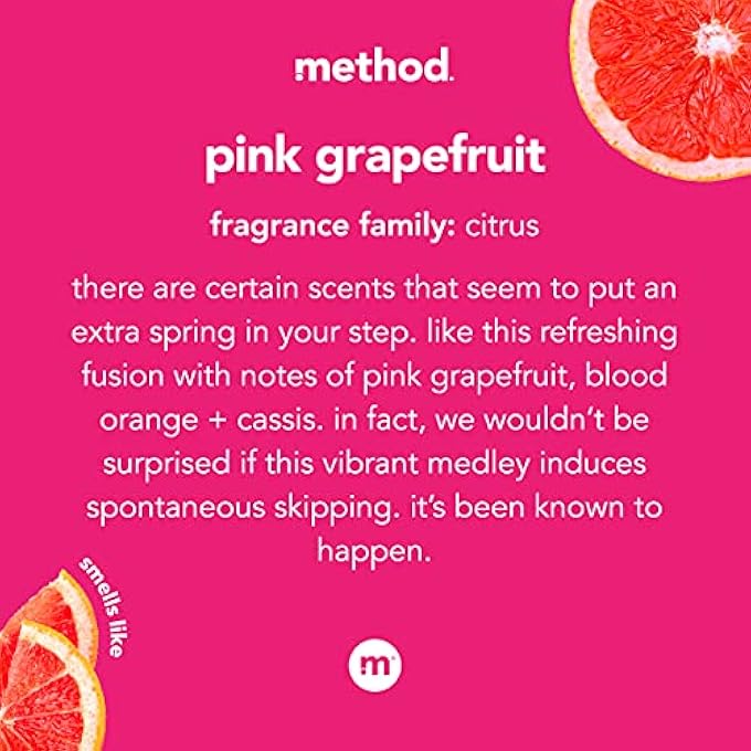 Method GEL HAND SOAP, PINK GRAPEFRUIT, 12 OZ, 3 PACK, PACKAGING MAY VARY - Image 3